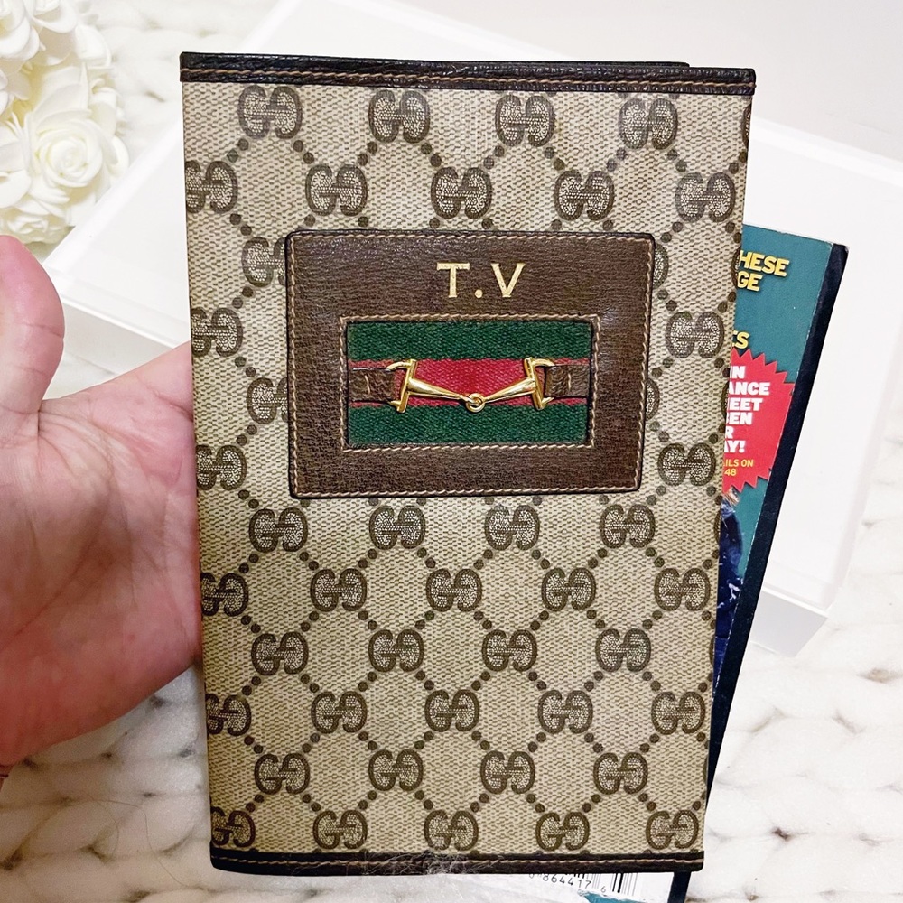 Authentic Gucci Home ULTRA RARE Collector’s Supreme T.V Guide Book Sleeve Set